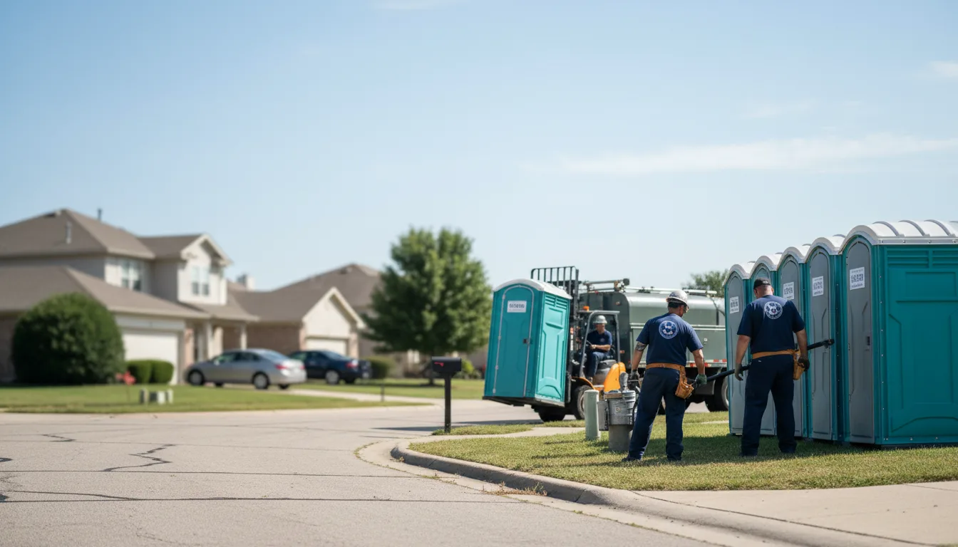 Porta Potty Rental in Gracemont, OK near me